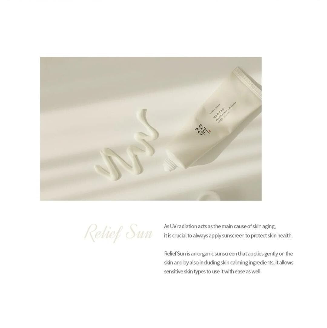 Beauty Joseon Relief Sun: Rice + Probiotics Set (Pack of 2, 50ML Each) FREE SHIP