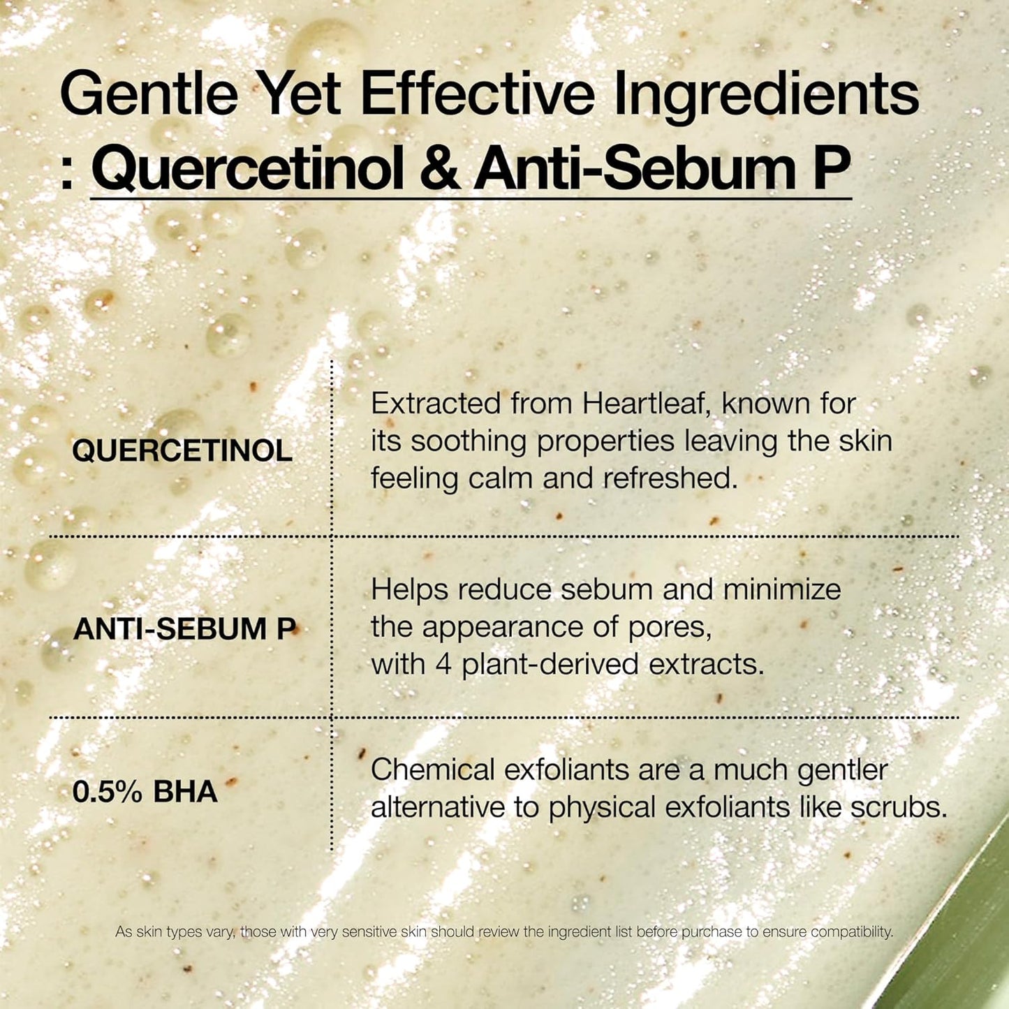 Heartleaf Quercetinol Deep Cleansing Foam – Korean Facial Cleanser with BHA, Hyaluronic Acid & Glycerin (150ml)