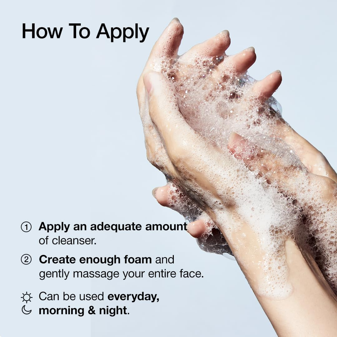 Moisturizing Gentle Gel Cleanser – pH-Balanced Korean Face Wash with Hyaluronic Acid, Squalane & Ceramide (150ml)